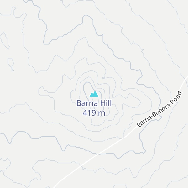 Map of Barna Hill