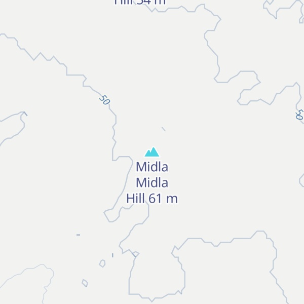 Map of Midla Midla Hill