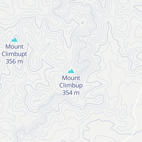 Map of Mount Climbup