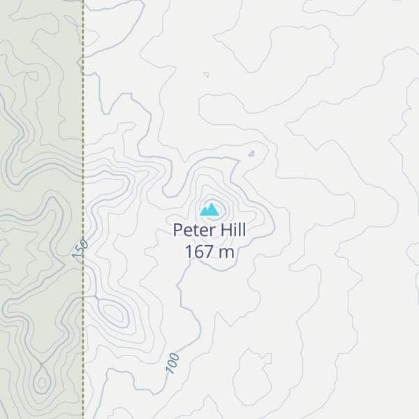 Map of Peter Hill