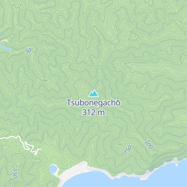 Map of Tsubonegachō