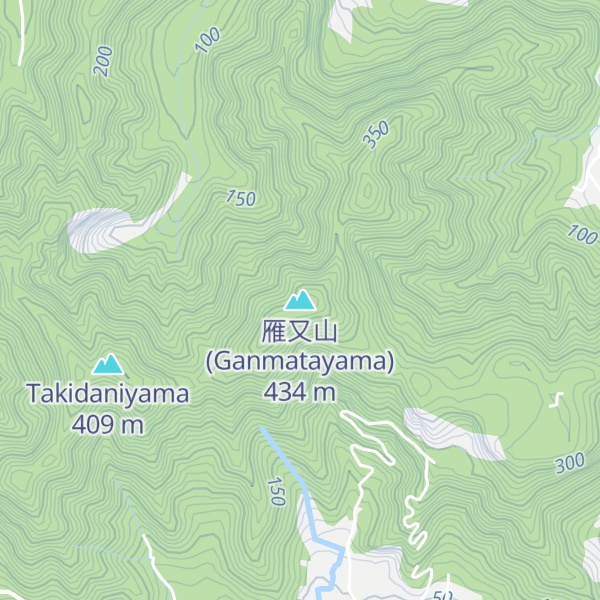 Map of 雁又山 (Ganmatayama)