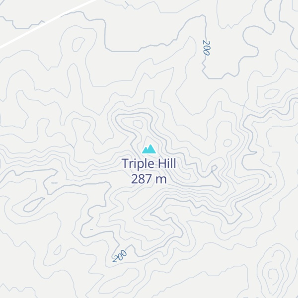Map of Triple Hill