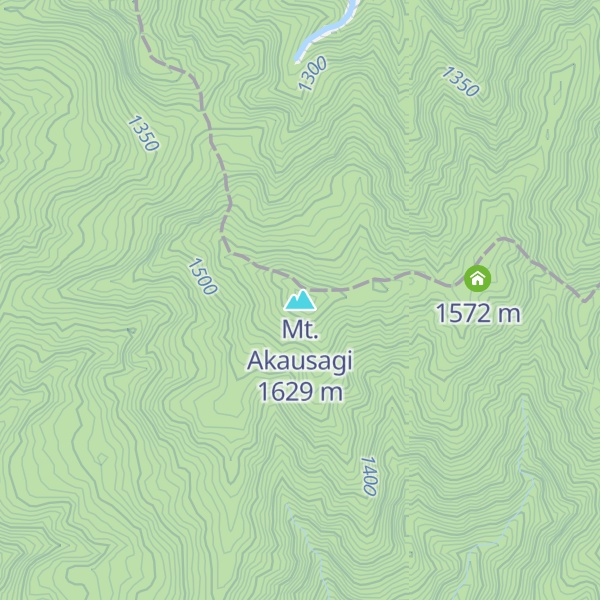 Map of Mt. Akausagi