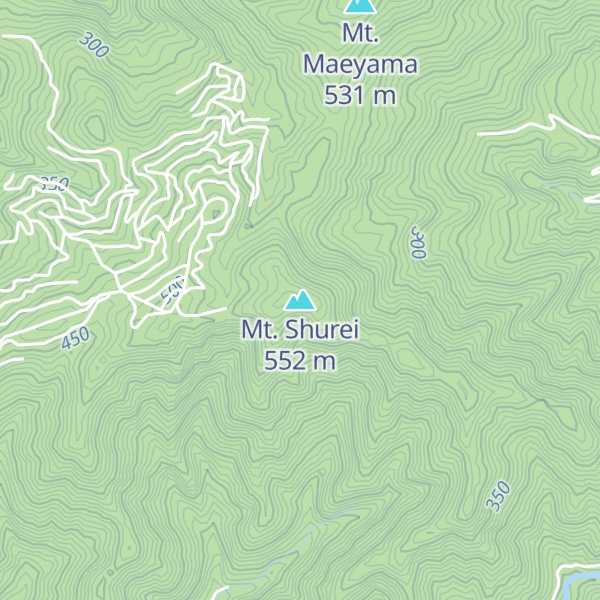 Map of Mt. Shurei