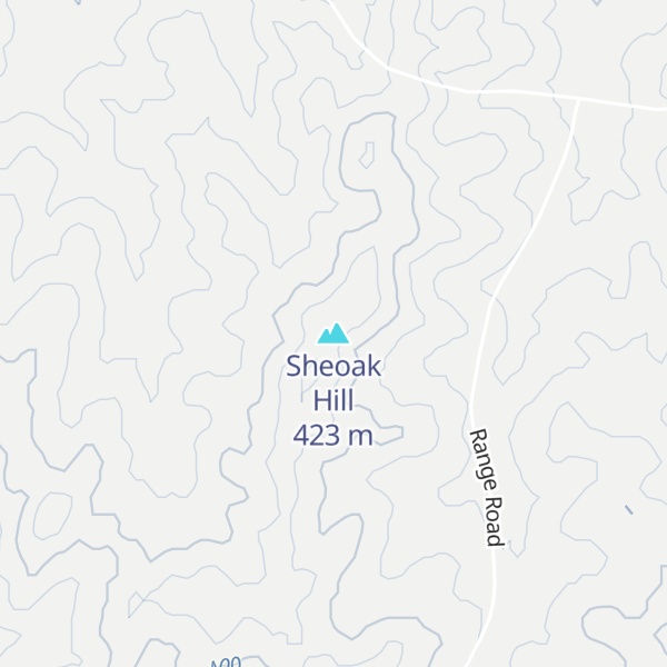 Map of Sheoak Hill