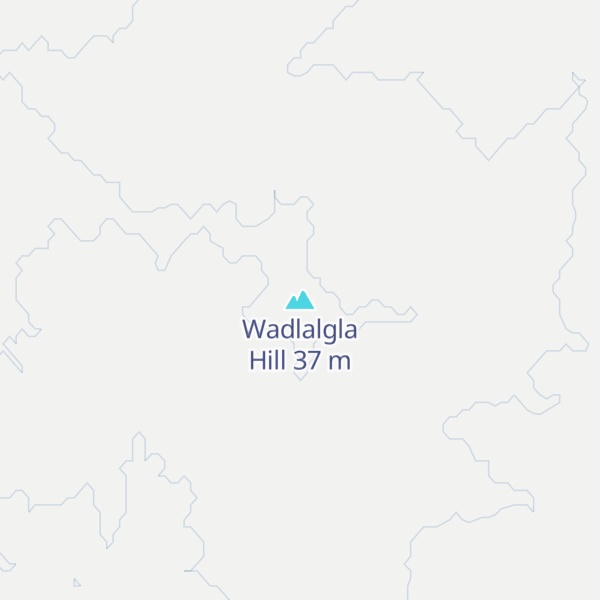 Map of Wadlalgla Hill