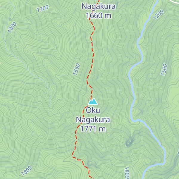 Map of Oku Nagakura Hinan Koya