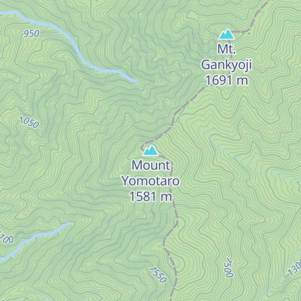 Map of Mount Yomotaro