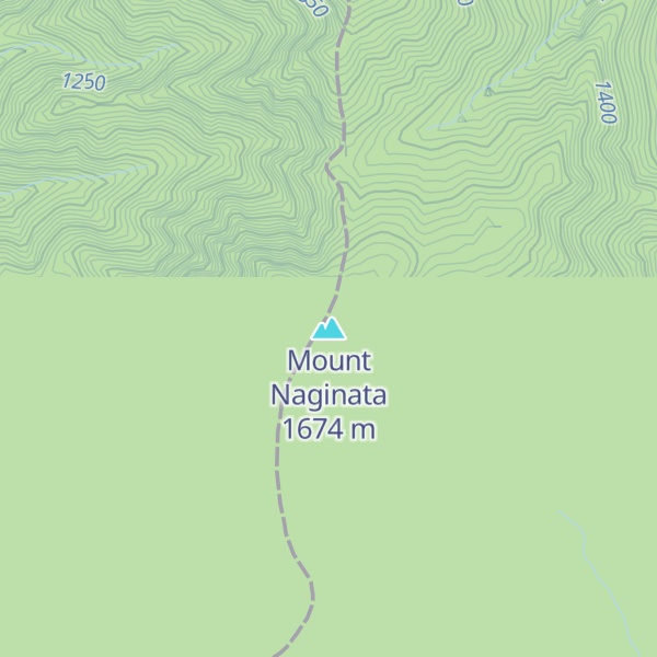 Map of Mount Naginata