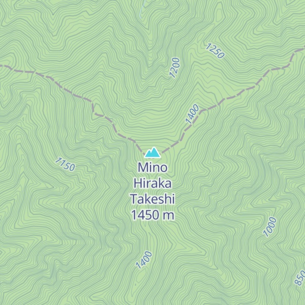 Map of Mino Hiraka Takeshi