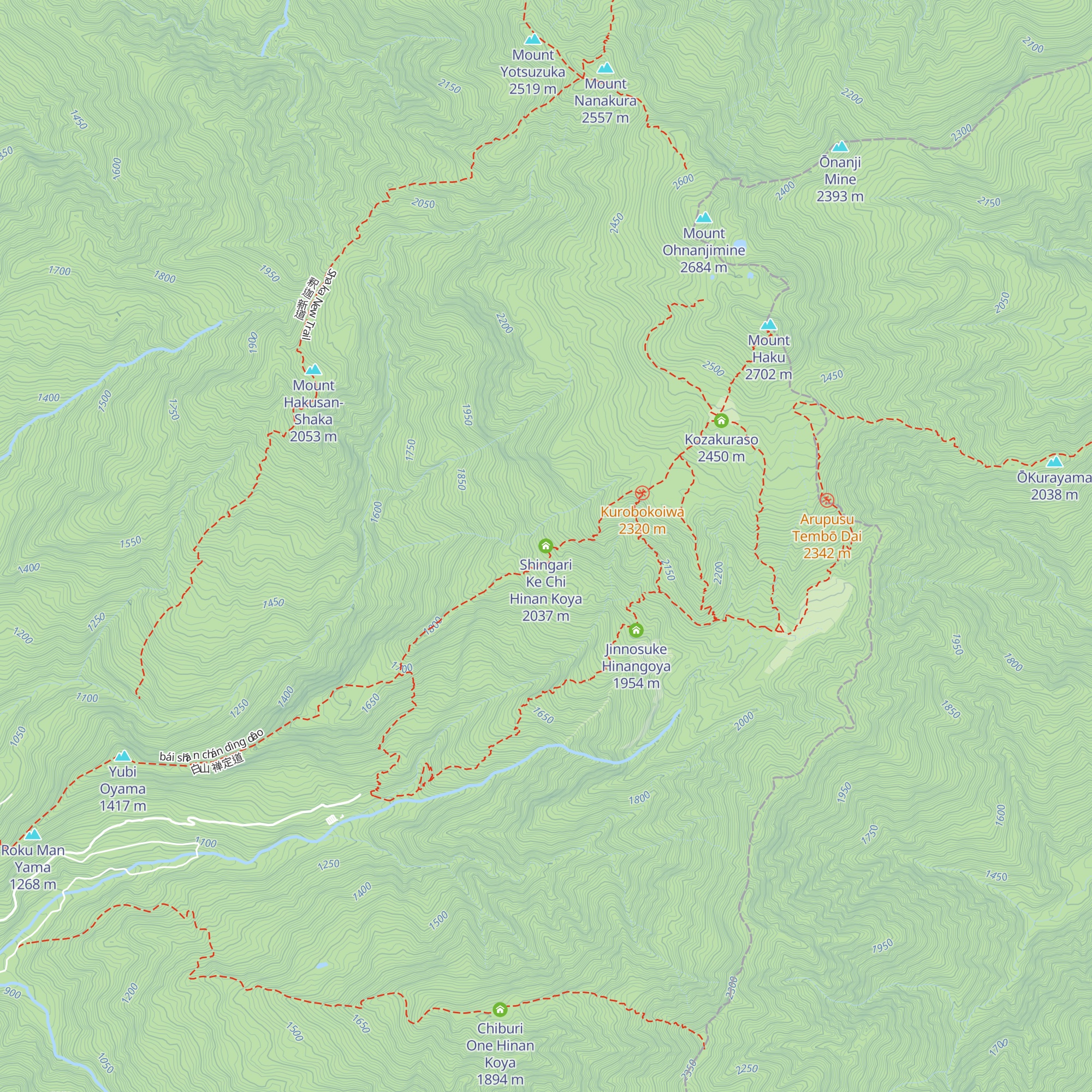 Shingari Ke Chi Hinan Koya map