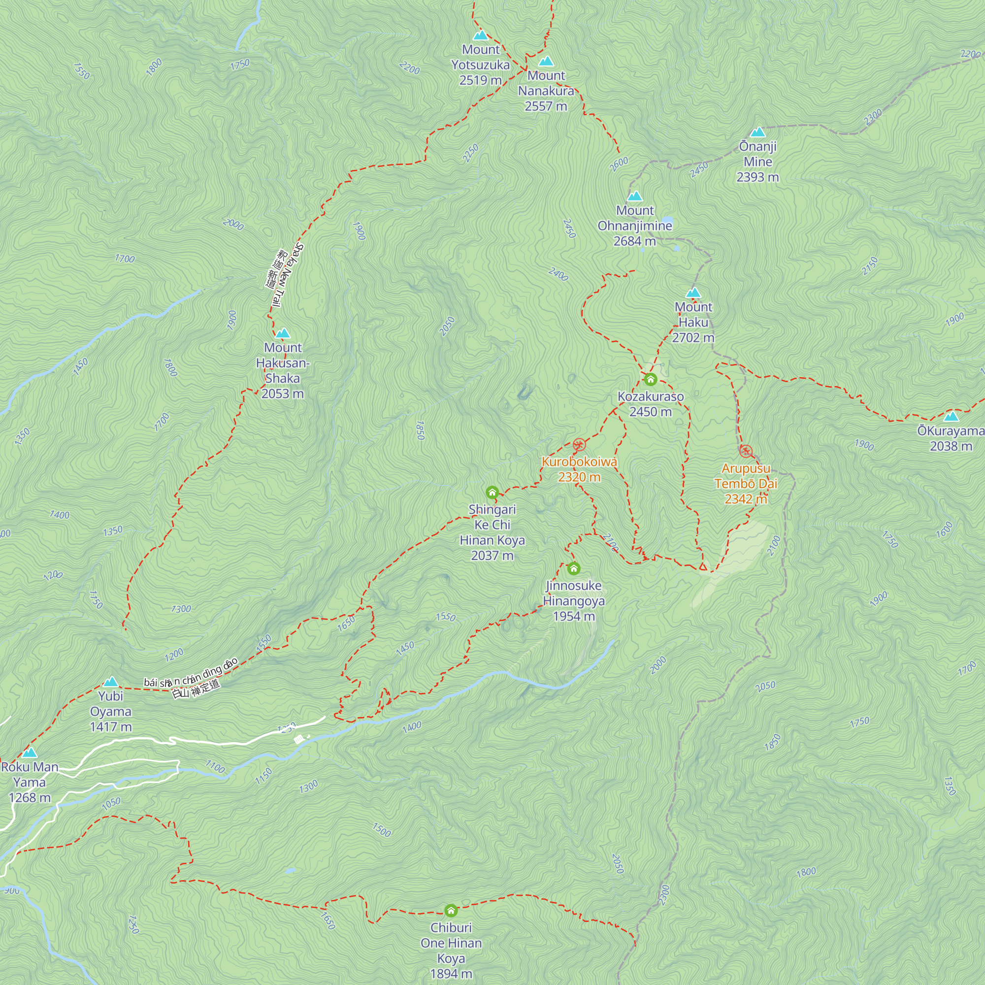 Shingari Ke Chi Hinan Koya map