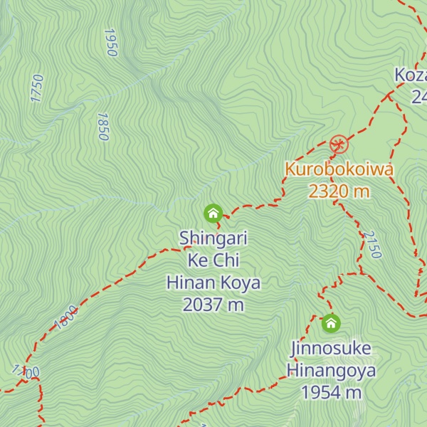 Map of Shingari Ke Chi Hinan Koya