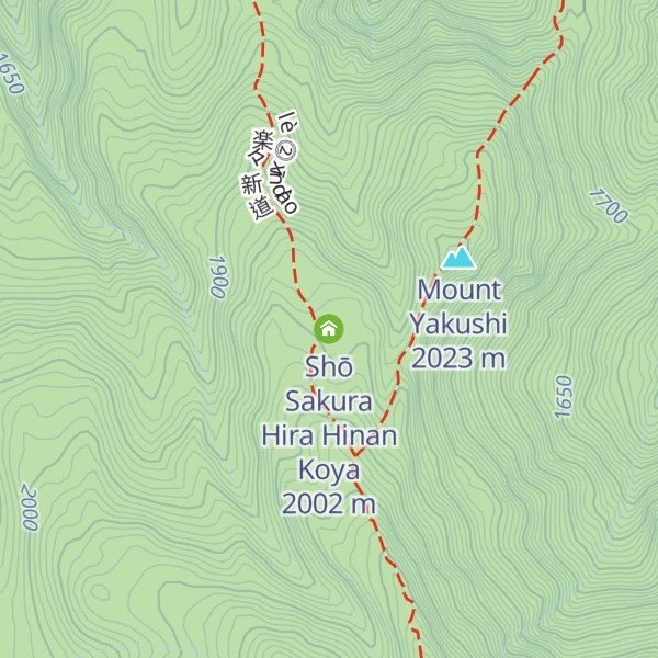 Map of Shō Sakura Hira Hinan Koya