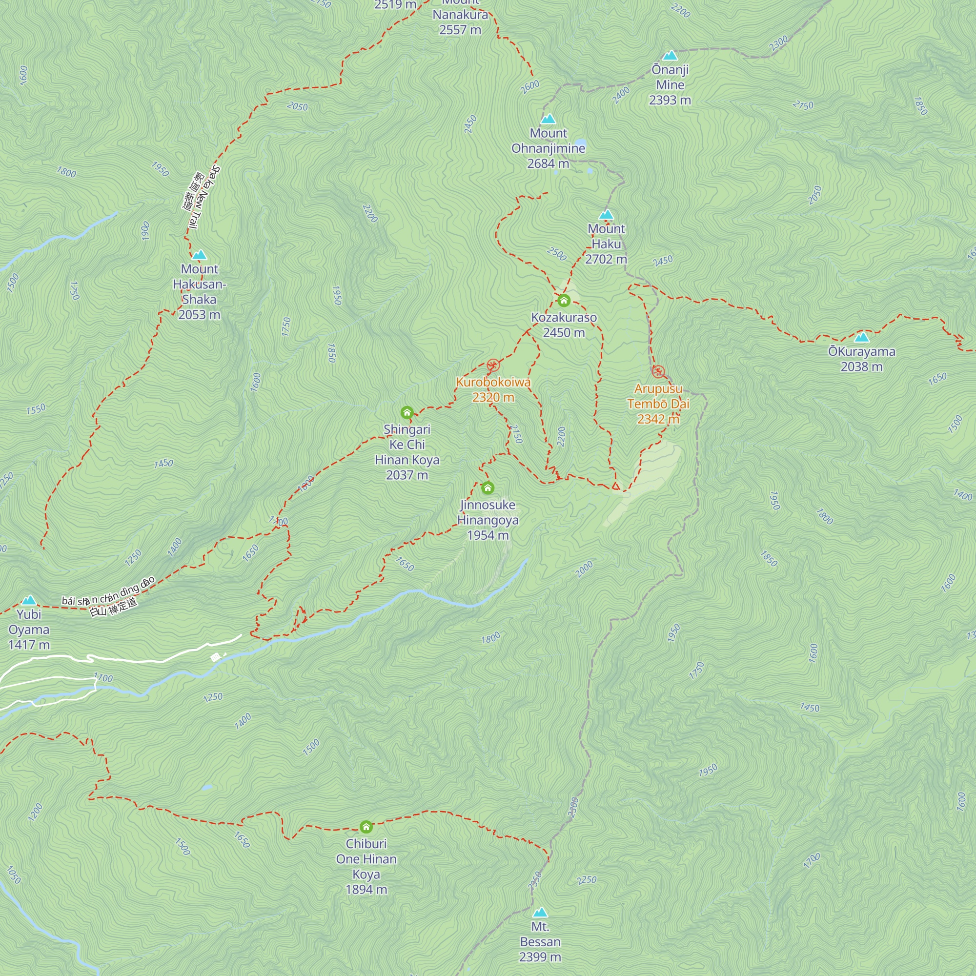 Jinnosuke Hinangoya map