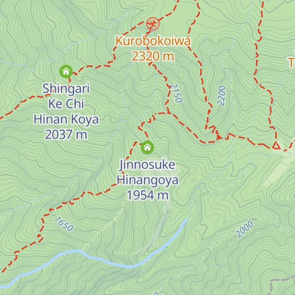 Map of Jinnosuke Hinangoya