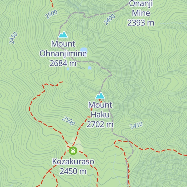 Map of Gozengamine