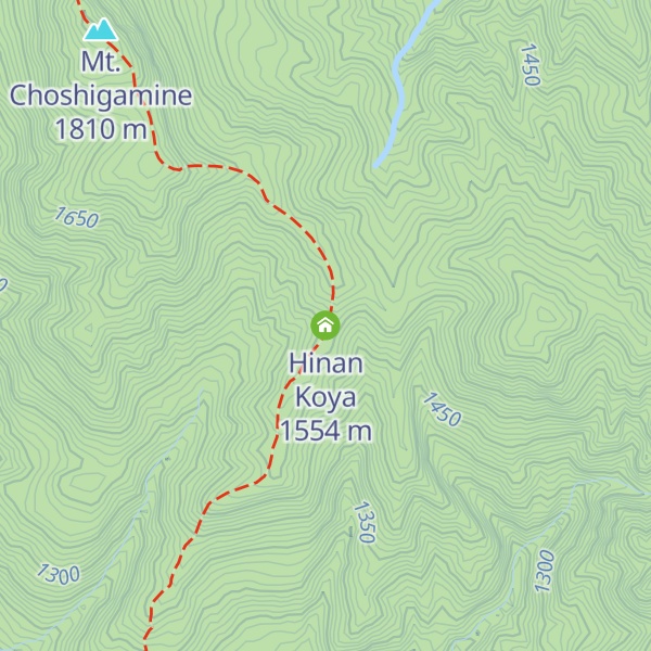 Map of Hinan Koya