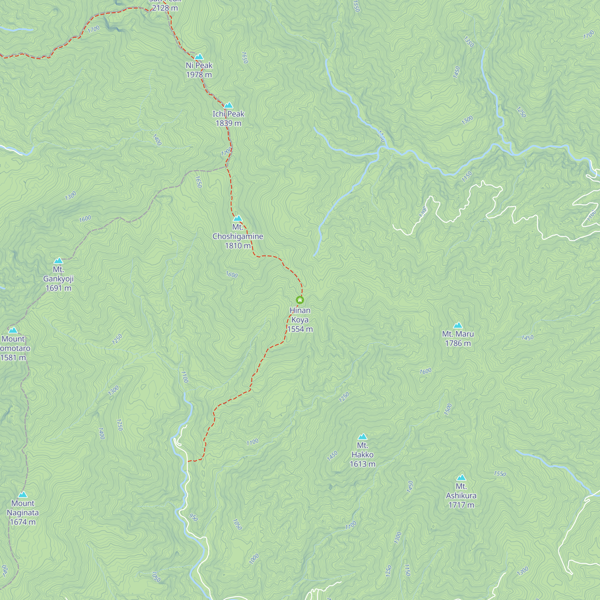 Hinan Koya map
