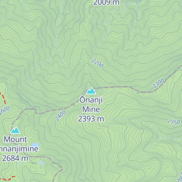 Map of Ōnanji Mine