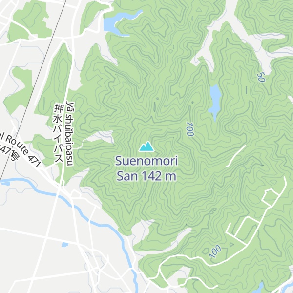 Map of Suenomori San