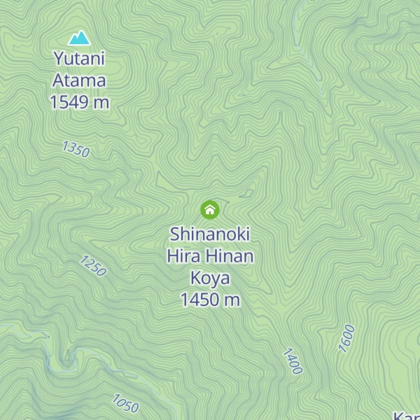 Map of Shinanoki Hira Hinan Koya