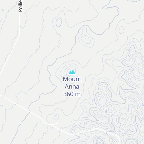 Map of Mount Anna