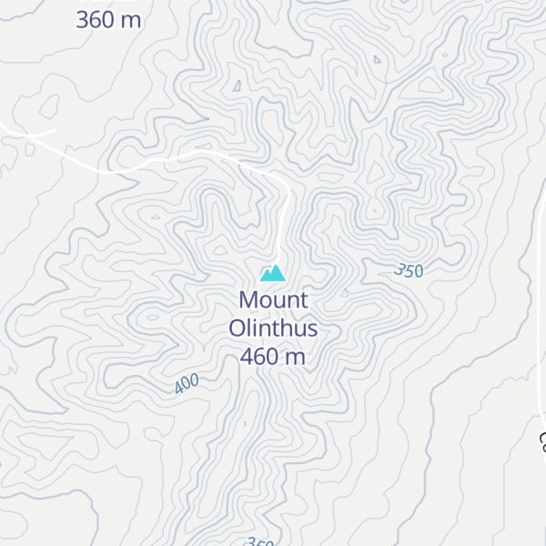 Map of Mount Olinthus
