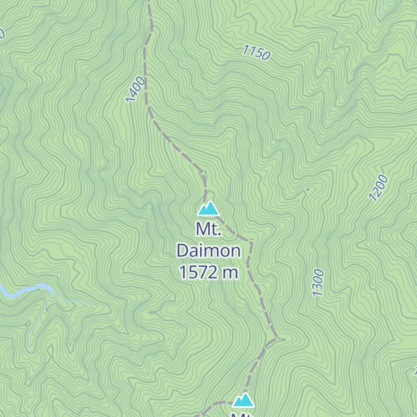 Map of Mt. Daimon