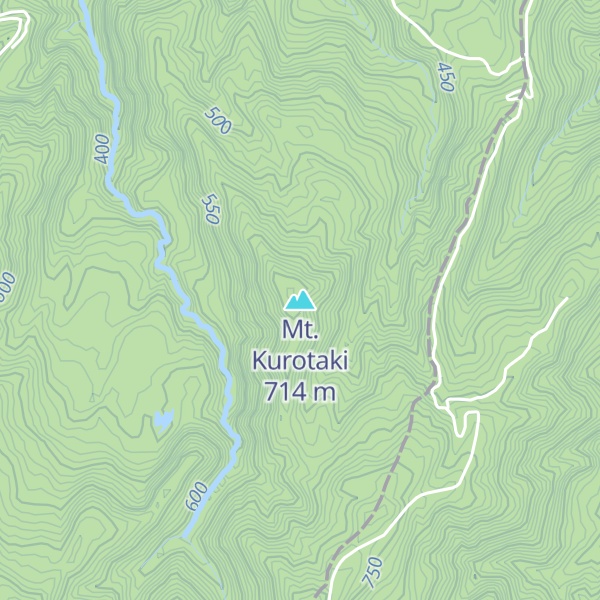 Map of Mt. Kurotaki