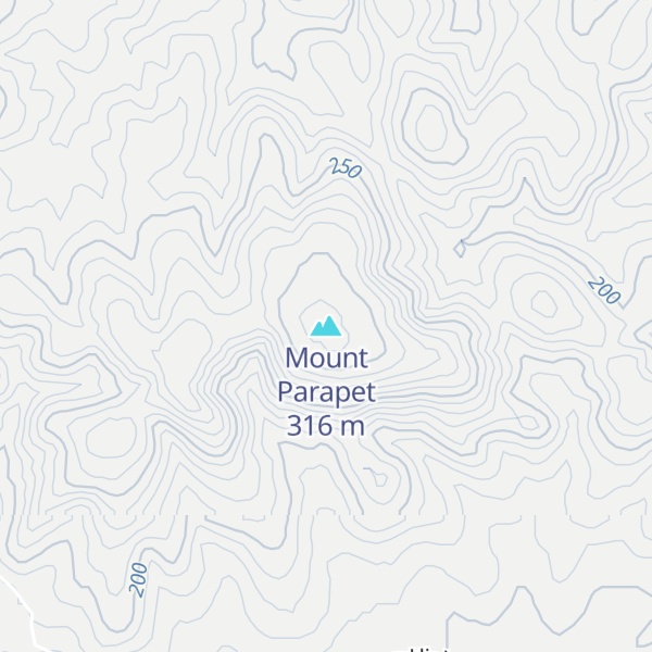 Map of Mount Parapet