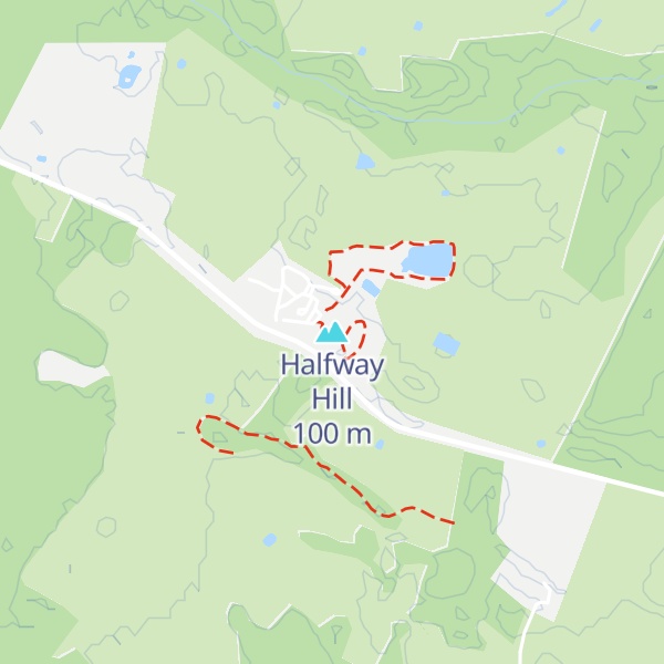 Map of Halfway Hill