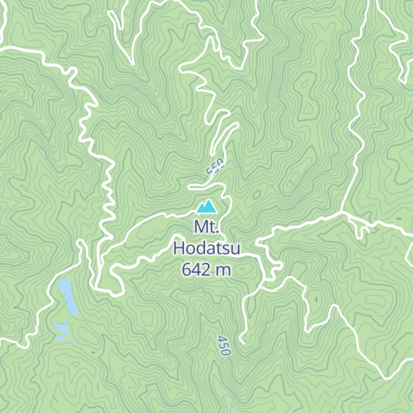 Map of Mt. Hodatsu