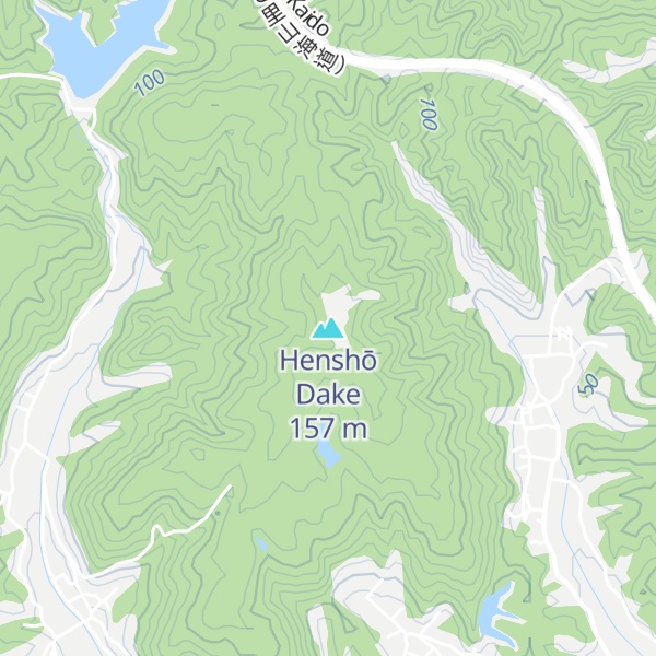 Map of Henshō Dake