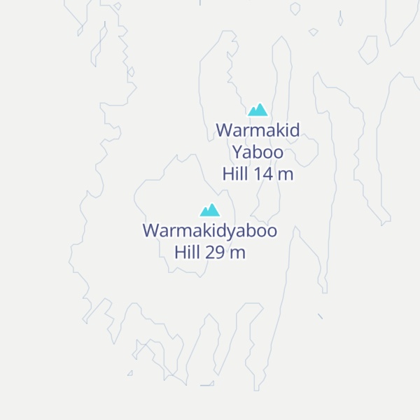 Map of Warmakidyaboo Hill