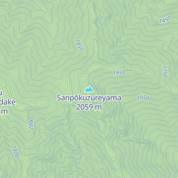 Map of Sanpōkuzureyama