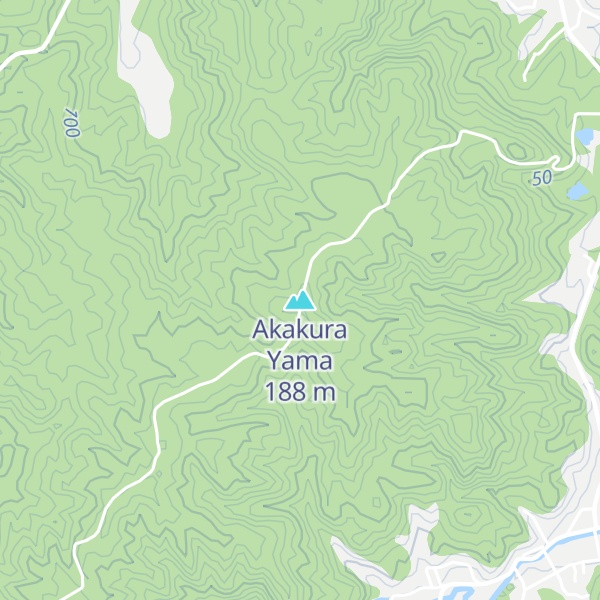 Map of Akakura Yama