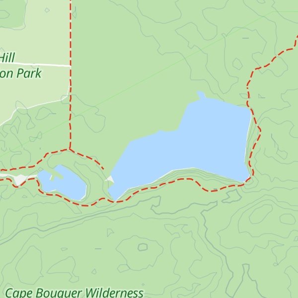 Map of Wooded Hills