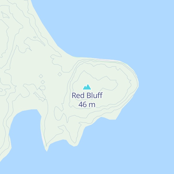 Map of Red Bluff