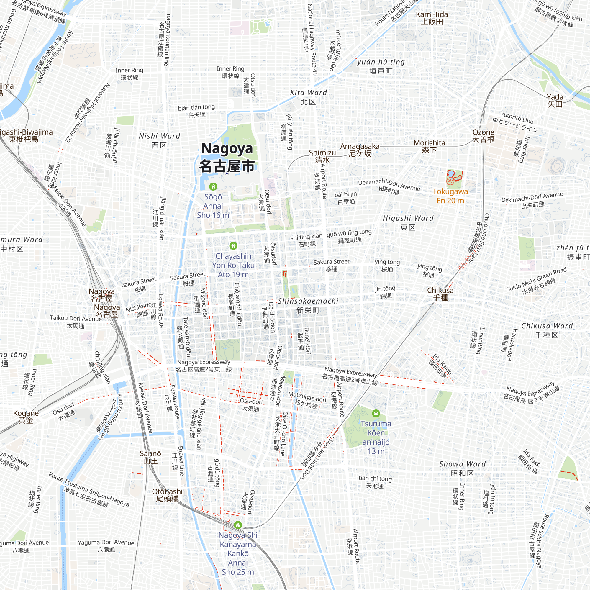 Oasis 21 iCenter map