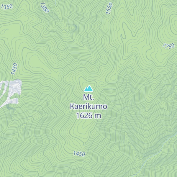 Map of Mt. Kaerikumo