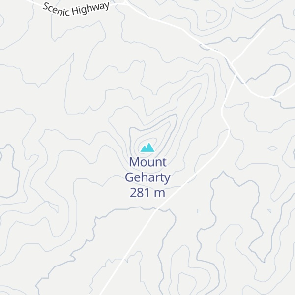 Map of Mount Geharty