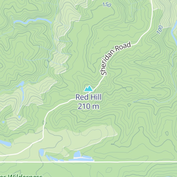 Map of Red Hill