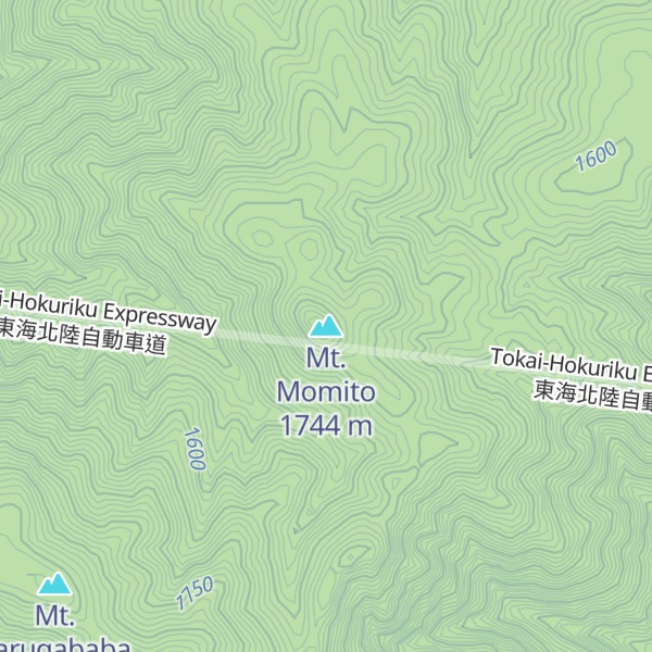 Map of Mt. Momito