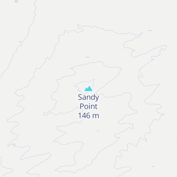 Map of Sandy Point