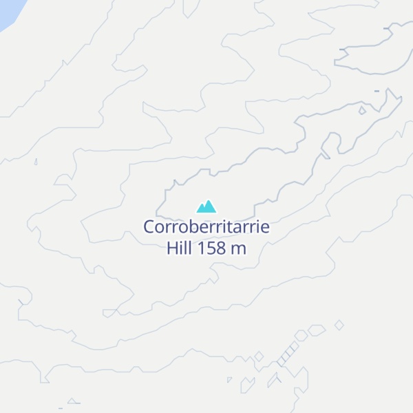 Map of Corroberritarrie Hill