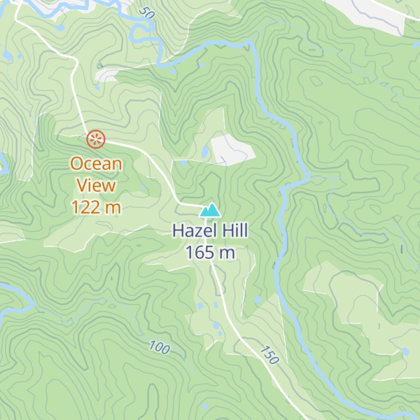 Map of Hazel Hill