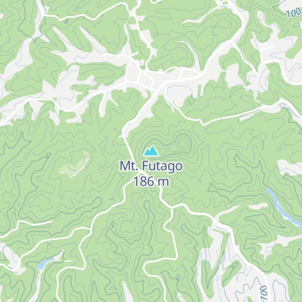 Map of Mt. Futago