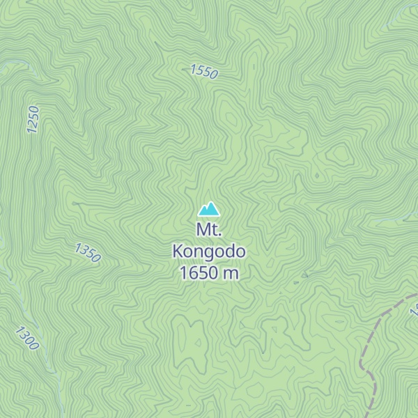 Map of Mt. Kongodo